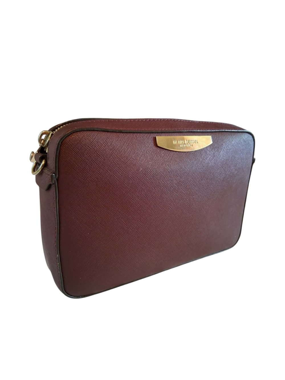 Henri Bendel West 57th Saffiano Leather Crossbody Bag - Picture 2 of 10